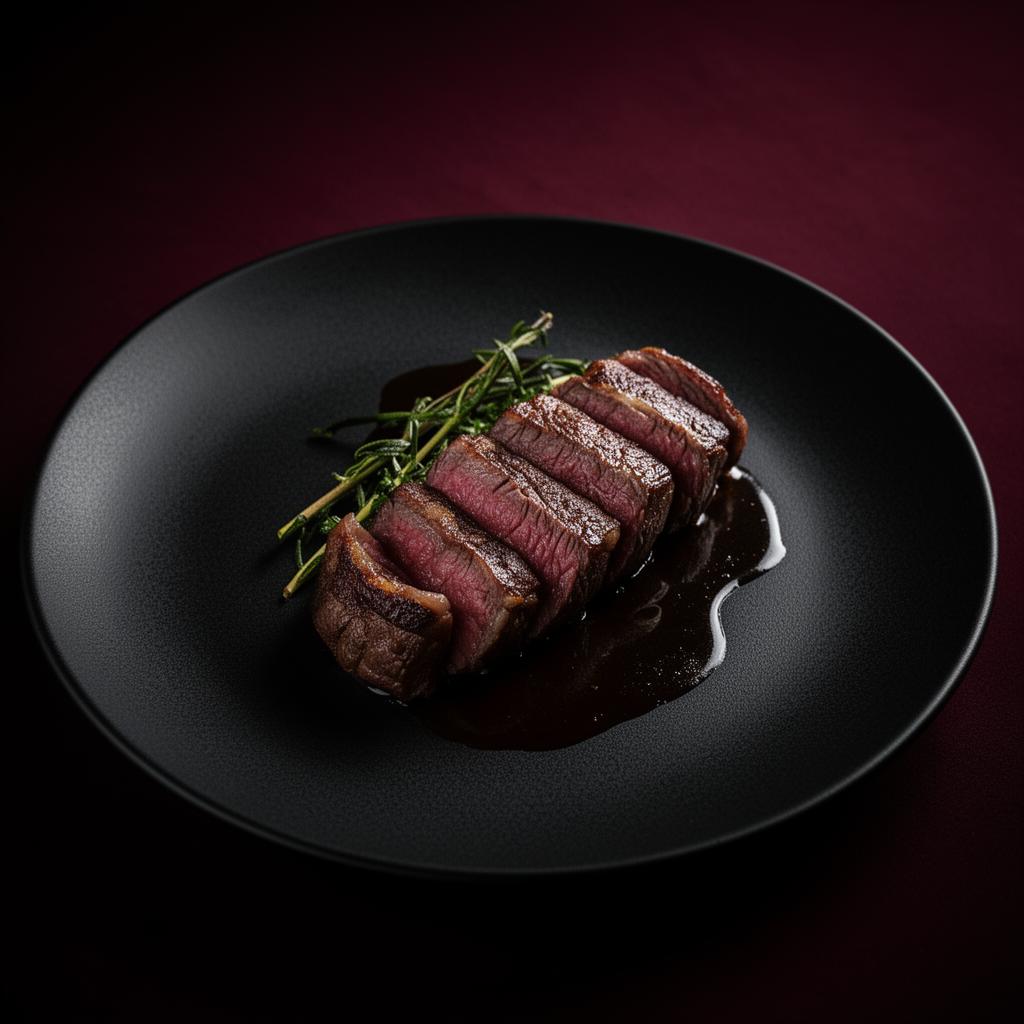 Elegant plated catering dish